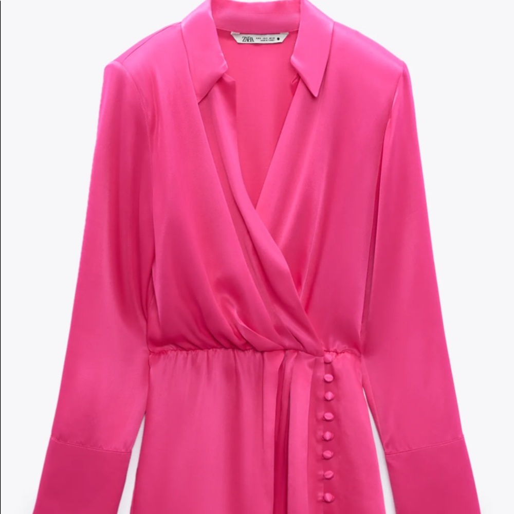 Zara Button Wrap Dress NWT!!!